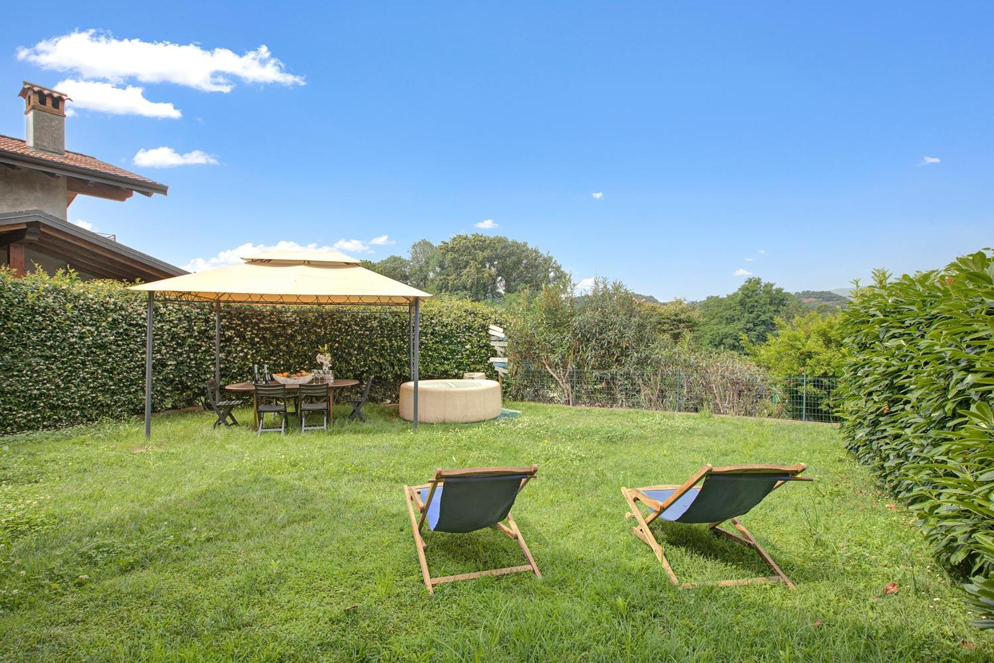 La Luna Nel Lago Lake View Garden - Happy Rentals Іспра Екстер'єр фото